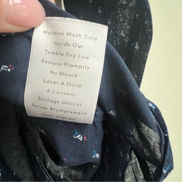 GRAYSON x ANTHROPOLOGIE The Hero Pelican Print Buttondown Shirt 2 Small Novelty - Picture 11 of 15